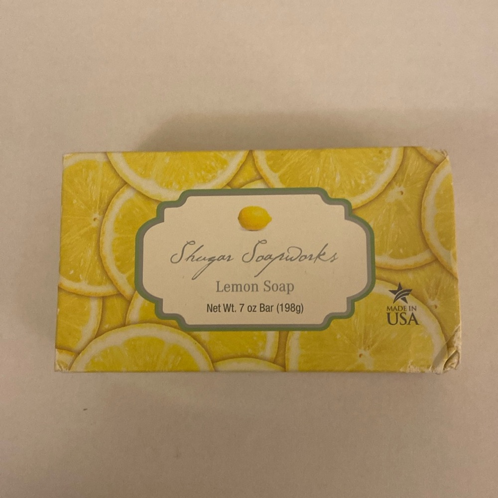 Shugar Soapworks Lemon Bar Soap Never Been Used Made in USA